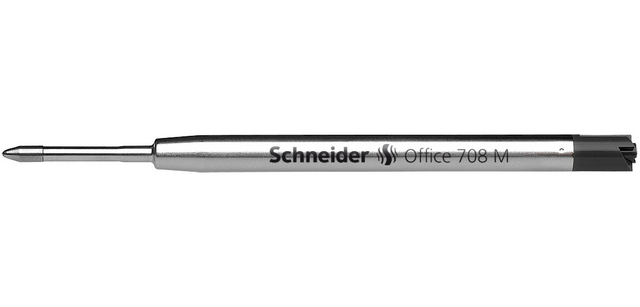 Schneider 7081 Jumbo Ballpoint Pen Refill for Parker Medium Black