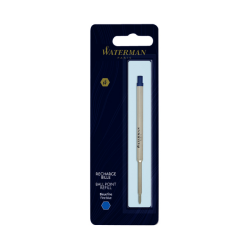 Recharge stylo bille Waterman Fin bleu blister