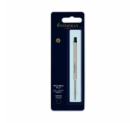 Recharge stylo bille Waterman noir Fin noir blister