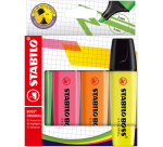STABILO BOSS Original Highlighter 70/4 Assorted Case 4 Pieces