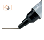 Marqueur tableau blanc Nobo Liquid ink ogive 3mm assorti 4 pièces
