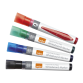 Viltstift Nobo whiteboard Liquid ink rond assorti 3mm 4st