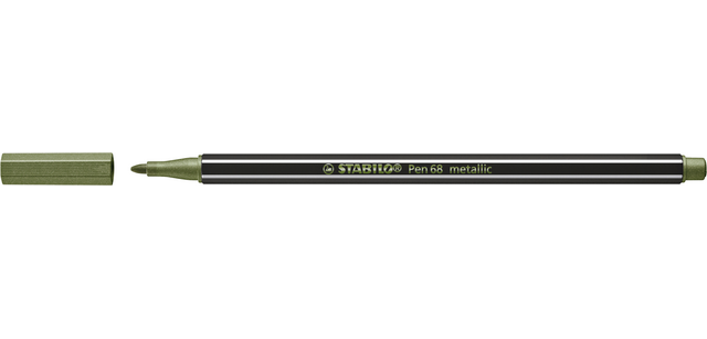 STABILO Pen 68/843 Metallic Medium Hellgrün Filzstift