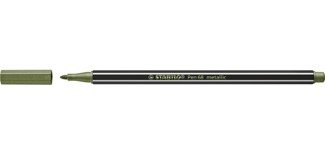 Feutre STABILO Pen 68/843 Metallic Medium vert clair