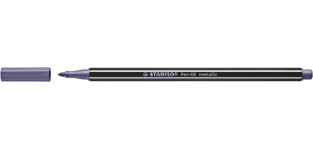 Viltstift STABILO Pen 68/855 medium metallic lila