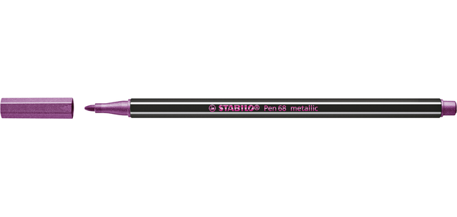 STABILO Pen 68/856 Metallic Medium Pink Felt Pen