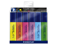 Surligneur Staedtler 364 Textsurfer assorti 6 pièces