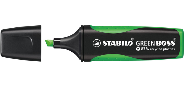 Markeerstift STABILO GREEN BOSS 6070/33 groen