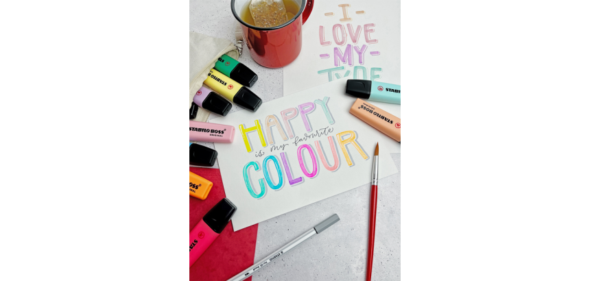 Textmarker Stabilo Boss pastell