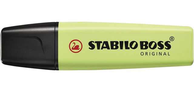 Surligneur STABILO Boss Original 70/133 pastel touche citron vert