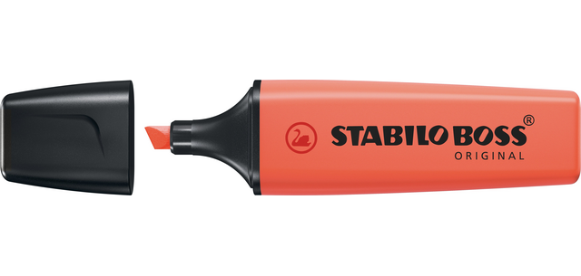 Surligneur STABILO Boss Original 70/140 pastel rouge tendre