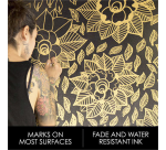 Sharpie Filzstift Oval Feine Metallic Gold Blister 1 Stück