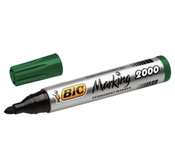 Bic marking 2000 permanent marker bullet tip green 12 pc(s)