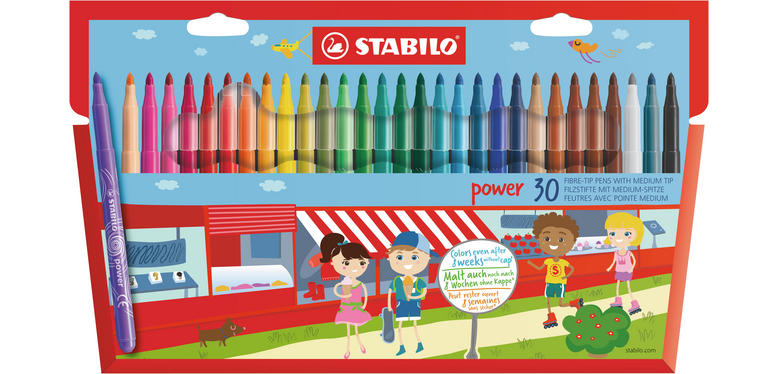 STABILO Power Filzstift 280/30 sortiert Etui 30 Stück
