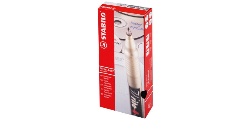 STABILO Write-4-All CD Marker 146/46 Medium Black