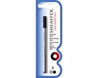 Rollerpenvulling Sheaffer slim medium zwart blister à 1 stuk