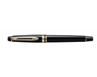 Rollerpen Waterman Expert black lacquer GT fijn