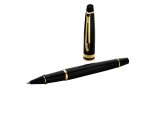 Waterman Expert Black Lacquer GT Fine Rollerball