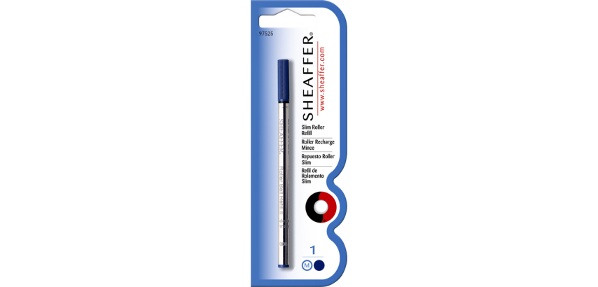 Sheaffer Slim Medium Blue Rollerball Refill Blister 1 Piece
