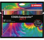 Kleurpotloden STABILO 1636 aquacolor Arty assorti etui à 36 stuks