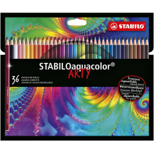 Crayon de couleur STABILO 1636 Aquacolor Arty assorti étui 36 pièces