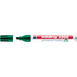 En_marq edding 3300 vert biseaute