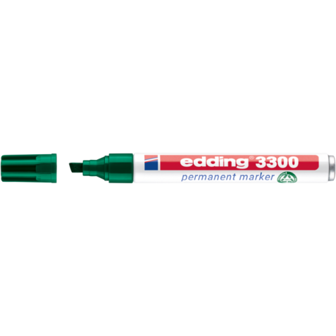 Viltstift edding 3300 schuin 1-5mm groen