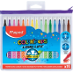 Viltstift Maped Color'Peps Long Life set á 15 kleuren