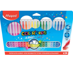 Feutres Maped Color'peps Long Life set 24 couleurs assorti