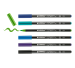 Feutre pinceau edding 4200 Porcelaine couleurs froides étui 6 pièces