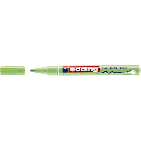 Marqueur peinture edding 751 ogive 1-2mm vert pastel