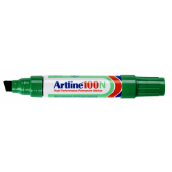 Viltstift Artline 100 schuin 7.5-12mm groen