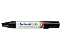 Viltstift Artline 100 schuin 7.5-12mm zwart