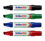 Marqueur Artline 100 biseauté 7,5-12mm vert