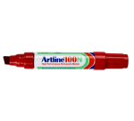 Marqueur Artline 100 biseauté 7,5-12mm rouge