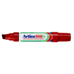 Marqueur Artline 100 Pointe biseautée 7,5-12mm rouge