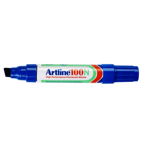 Marqueur Artline 100 Pointe biseautée 7,5-12mm bleu