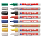 Marqueur peinture edding 750 à base d'huile 2-4mm argent
