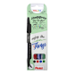 Pentel brushpen Sign Pen Brush Touch, kartonnen etui met 4 stuks: zwart, blauw, rood en groen