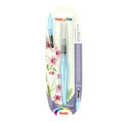 De_pincel pentel xfrh-m rellenable agua redondo punta mediana