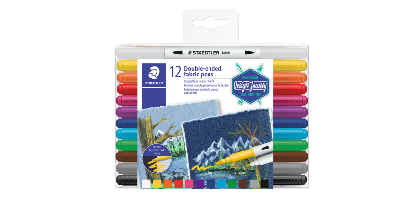 Feutre Staedtler 3190 Textile Duo assorti