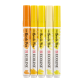 Feutre pinceau Talens Ecoline jaune assorti 5 pièces