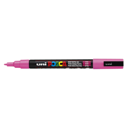 Verfstift Posca PC3M fijn roze