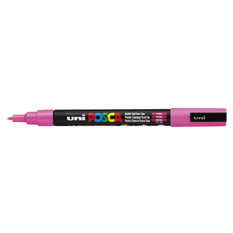 Verfstift Posca PC3M fijn roze