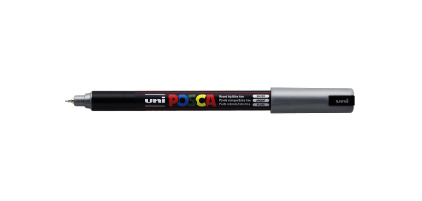 Posca Paint Marker PC1MR Extra Fine Silver