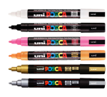 Marqueur peinture Posca PC5M Medium argent