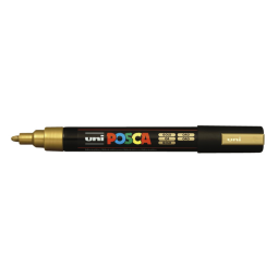 Verfstift Posca PC5M medium goud