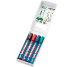 Edding 380 chisel tip flipchart marker 1.5-3mm assorted 4 pieces