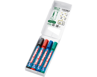Marqueur pour chevalet edding 380 ogive 1,5-3mm assorti 4 pièces