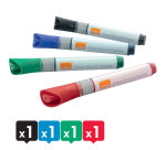 Filzstift Nobo Glastafel sortiert 4 Stücke